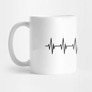 Jet Ski Heartbeat Mug